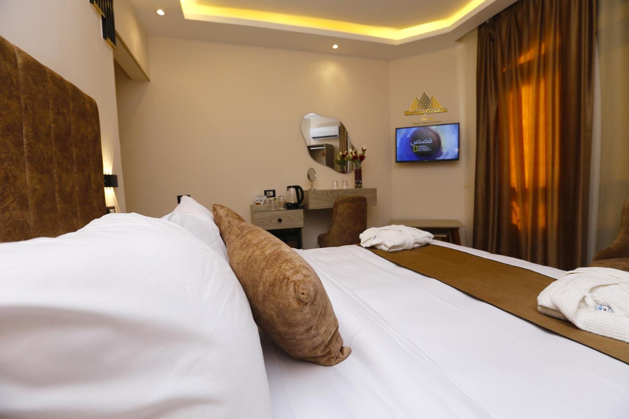 Kafret el-Gabal Horizon Pyramids View Inn מראה חיצוני תמונה