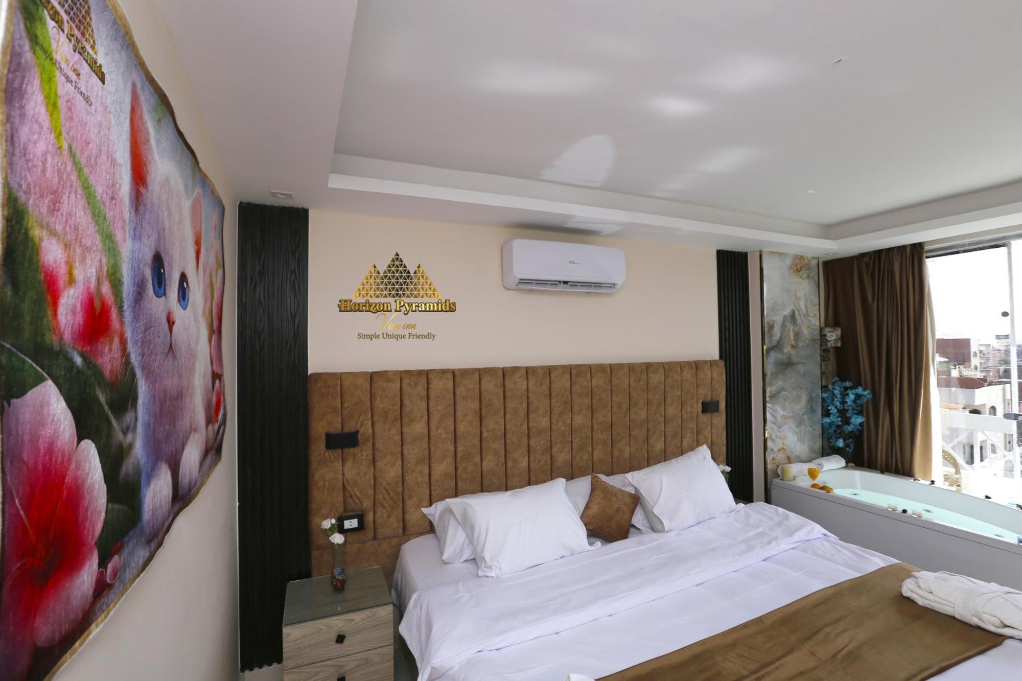 Kafret el-Gabal Horizon Pyramids View Inn מראה חיצוני תמונה