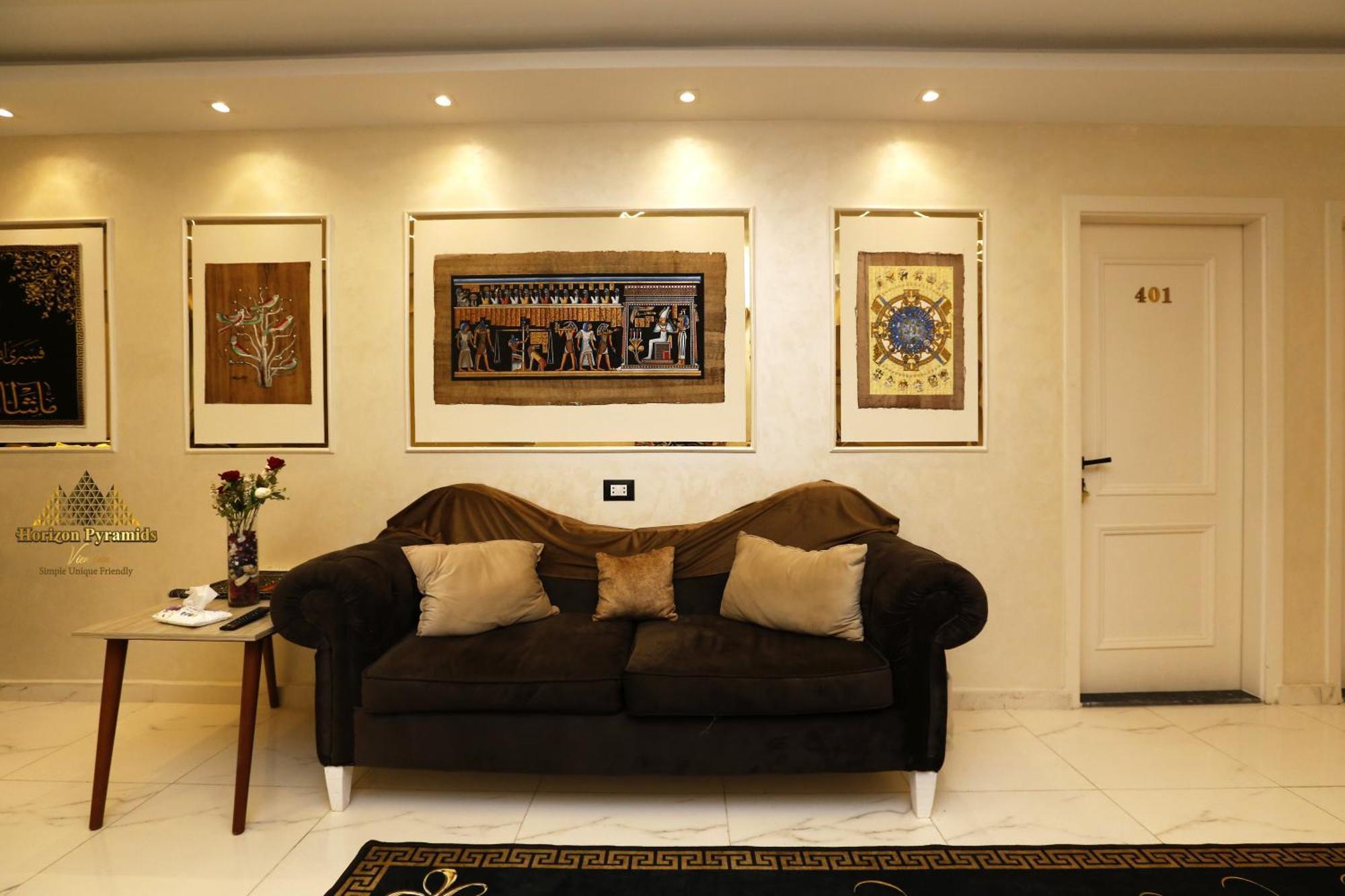 Kafret el-Gabal Horizon Pyramids View Inn מראה חיצוני תמונה