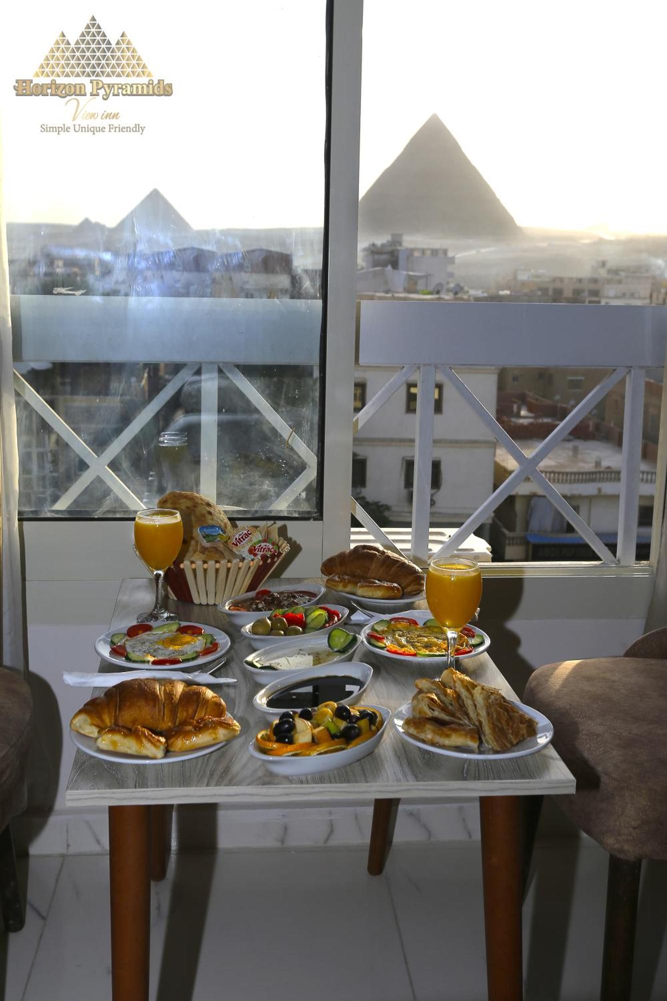 Kafret el-Gabal Horizon Pyramids View Inn מראה חיצוני תמונה