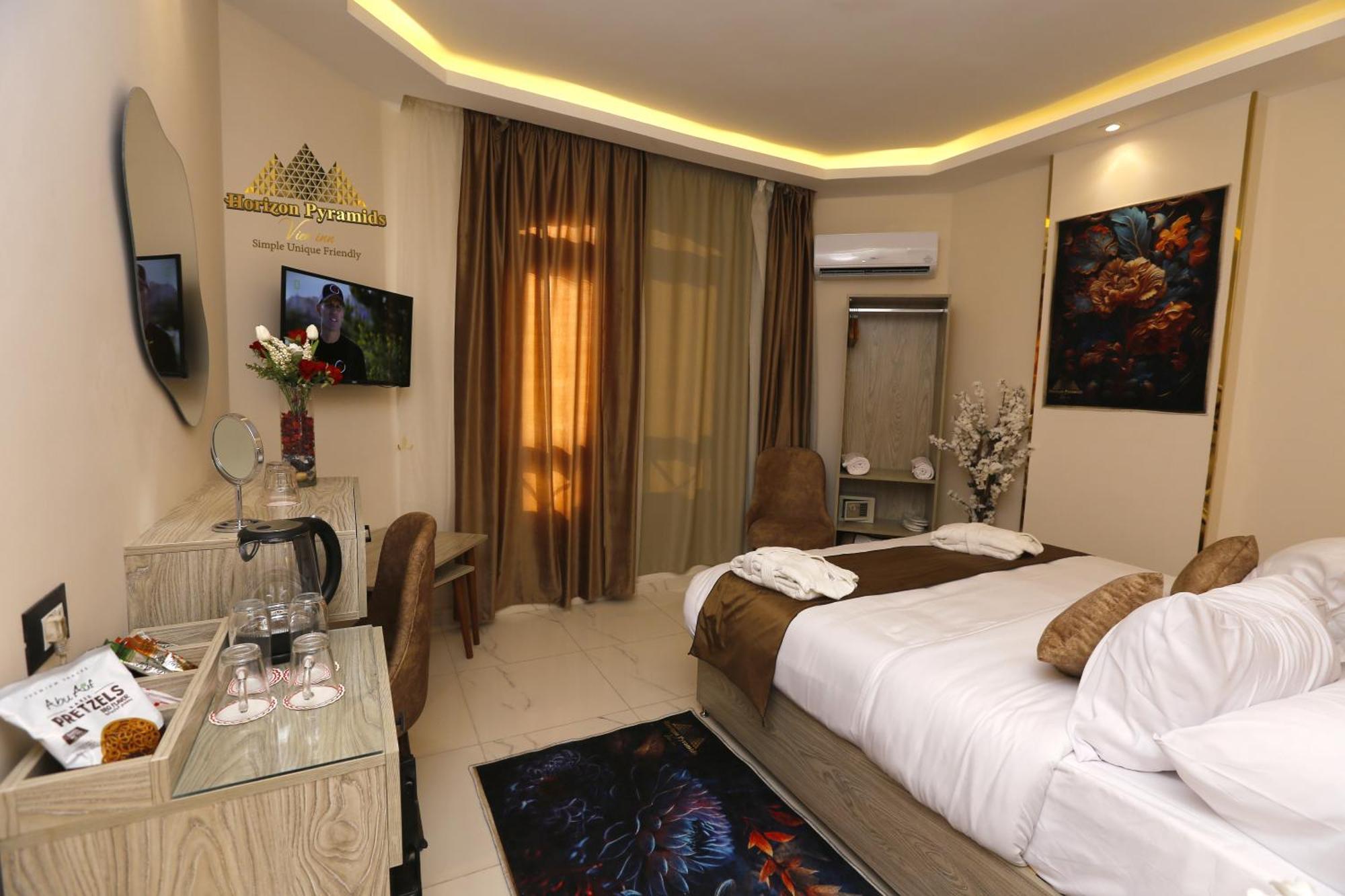 Kafret el-Gabal Horizon Pyramids View Inn מראה חיצוני תמונה
