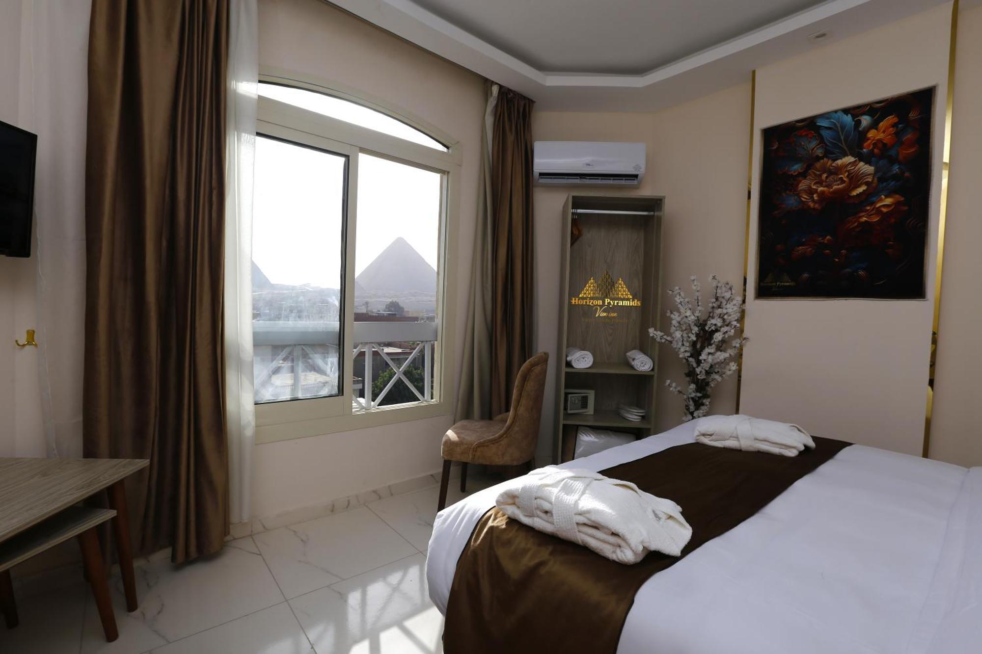 Kafret el-Gabal Horizon Pyramids View Inn מראה חיצוני תמונה