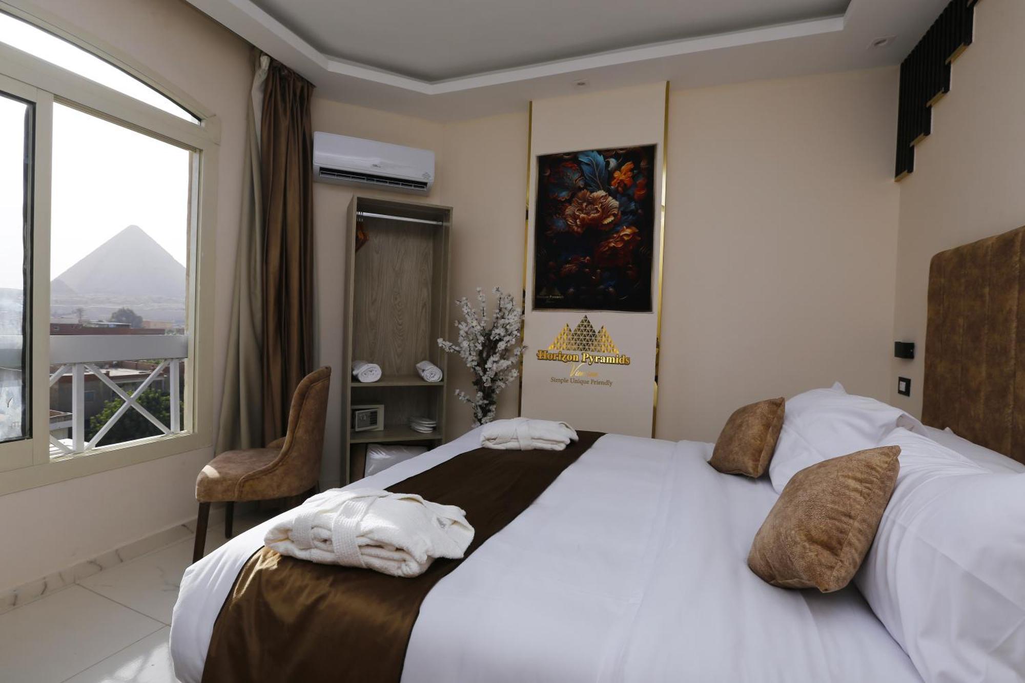 Kafret el-Gabal Horizon Pyramids View Inn מראה חיצוני תמונה