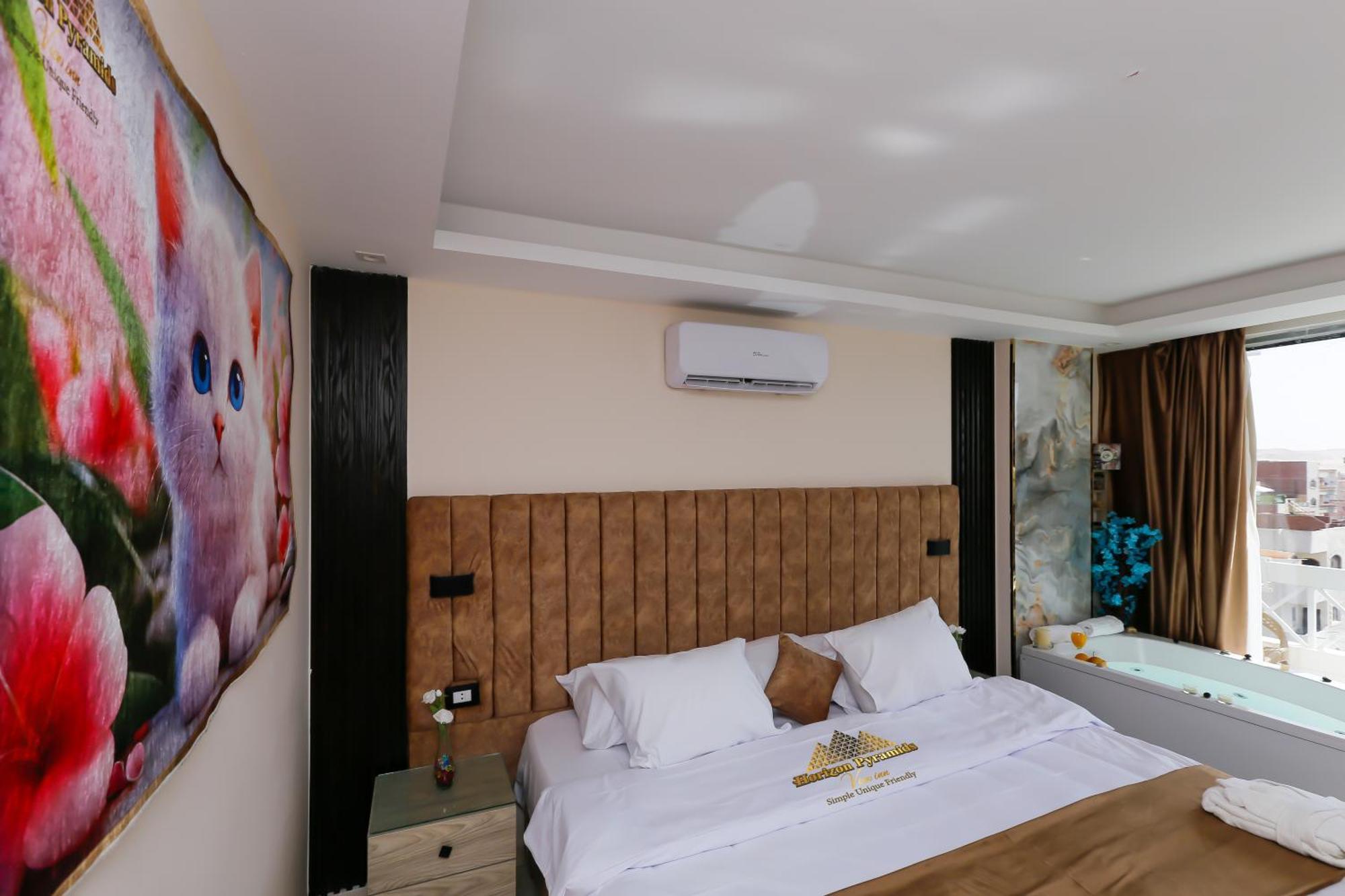 Kafret el-Gabal Horizon Pyramids View Inn מראה חיצוני תמונה