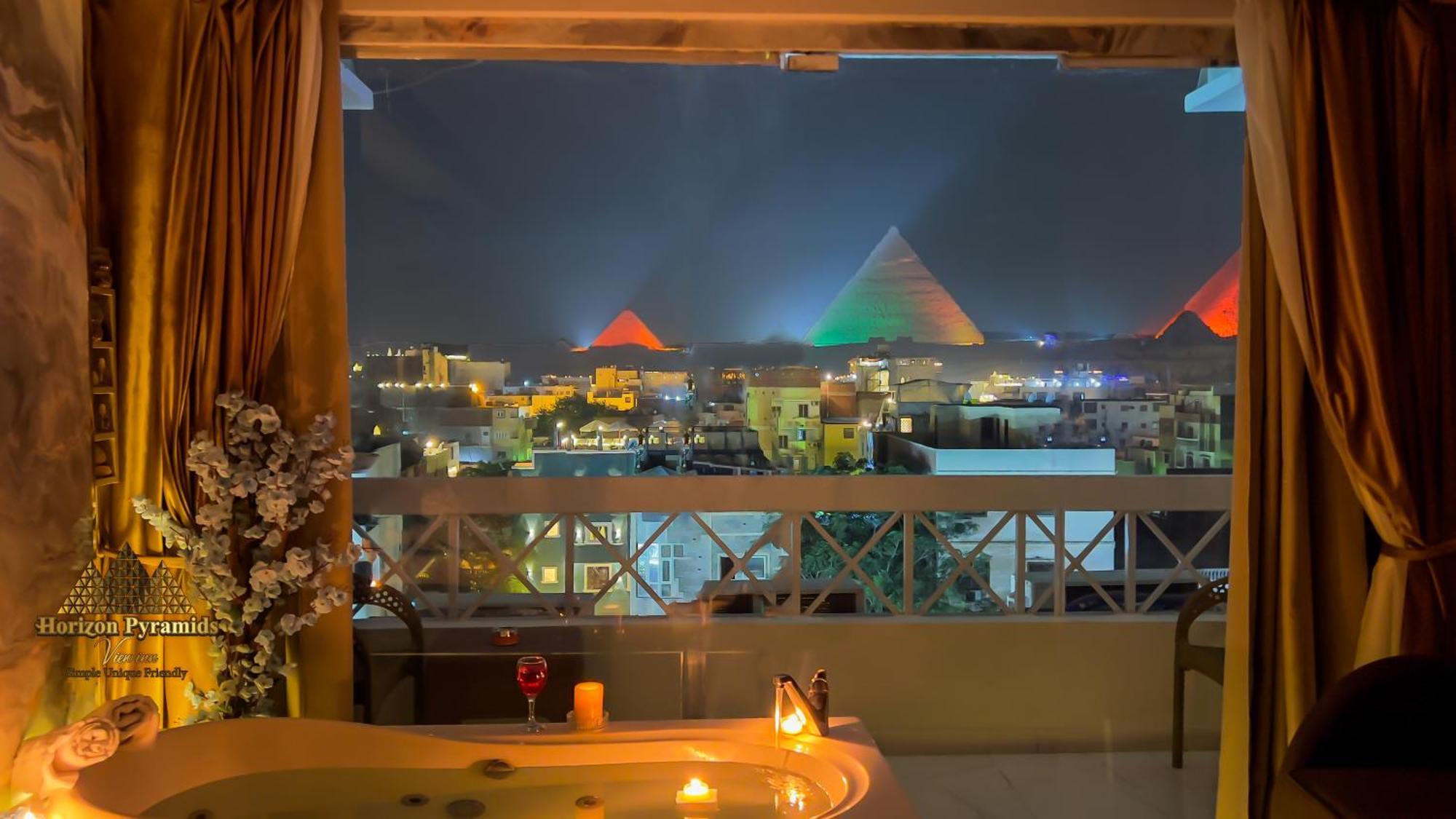 Kafret el-Gabal Horizon Pyramids View Inn מראה חיצוני תמונה
