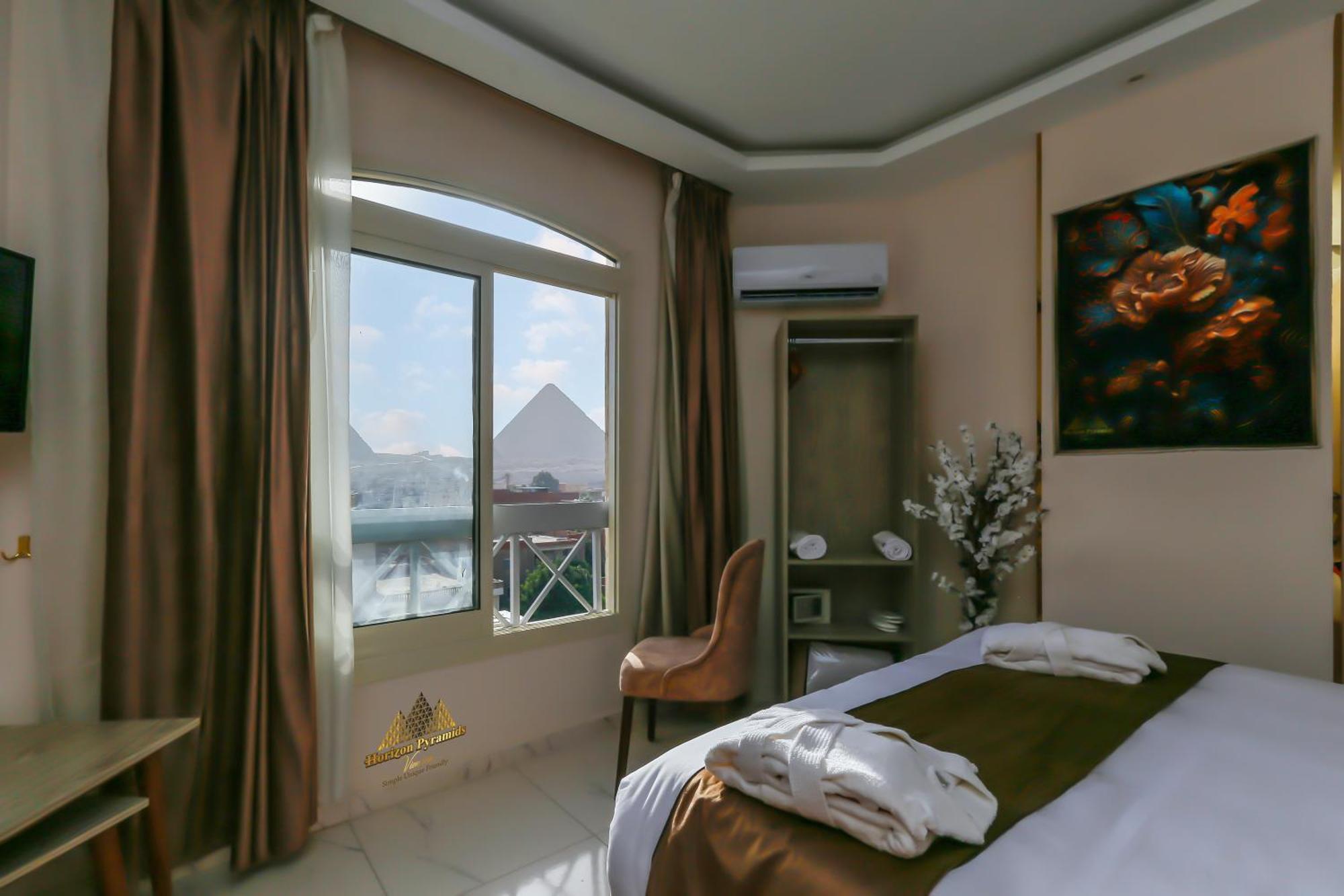 Kafret el-Gabal Horizon Pyramids View Inn מראה חיצוני תמונה