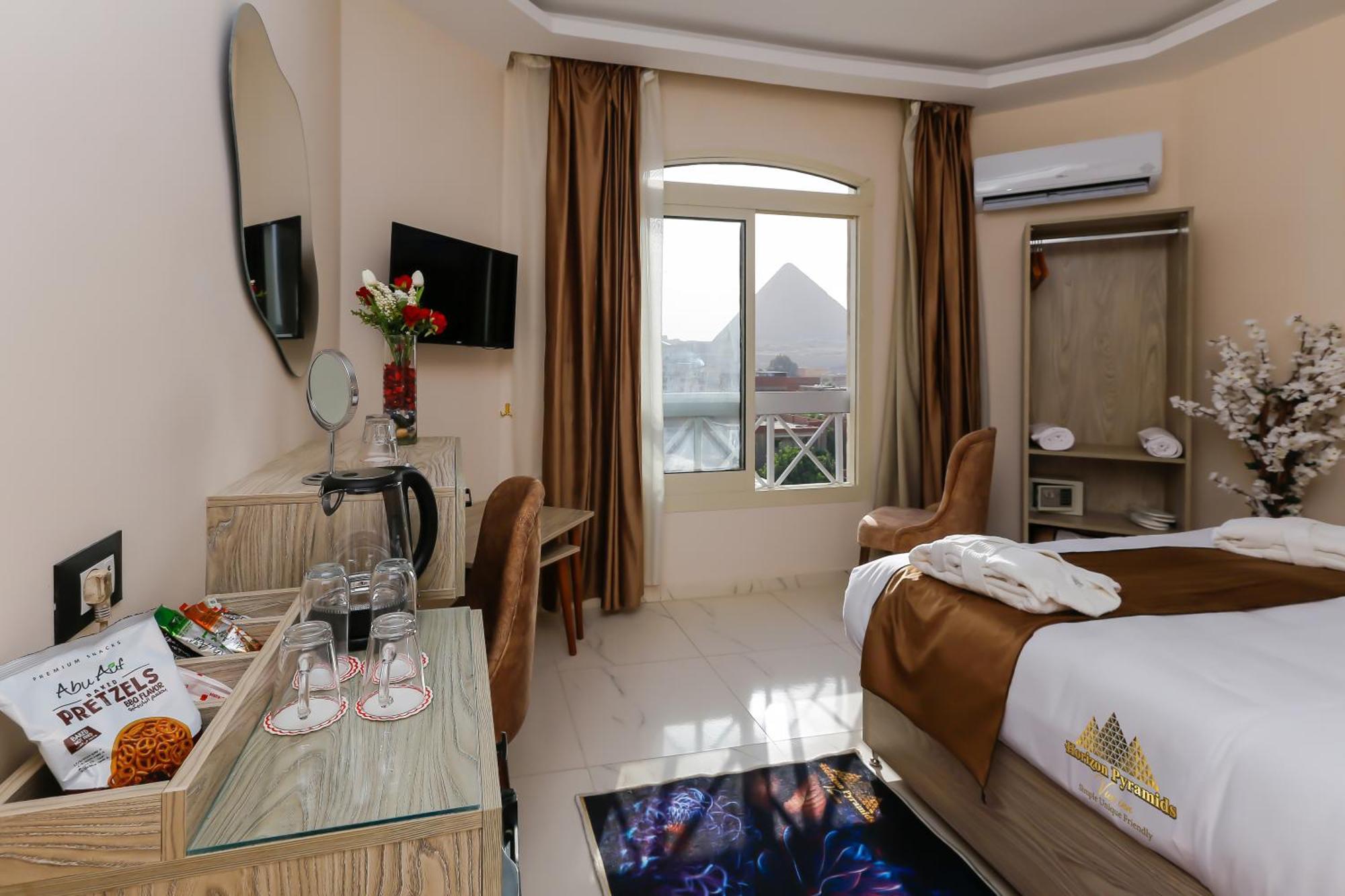Kafret el-Gabal Horizon Pyramids View Inn מראה חיצוני תמונה