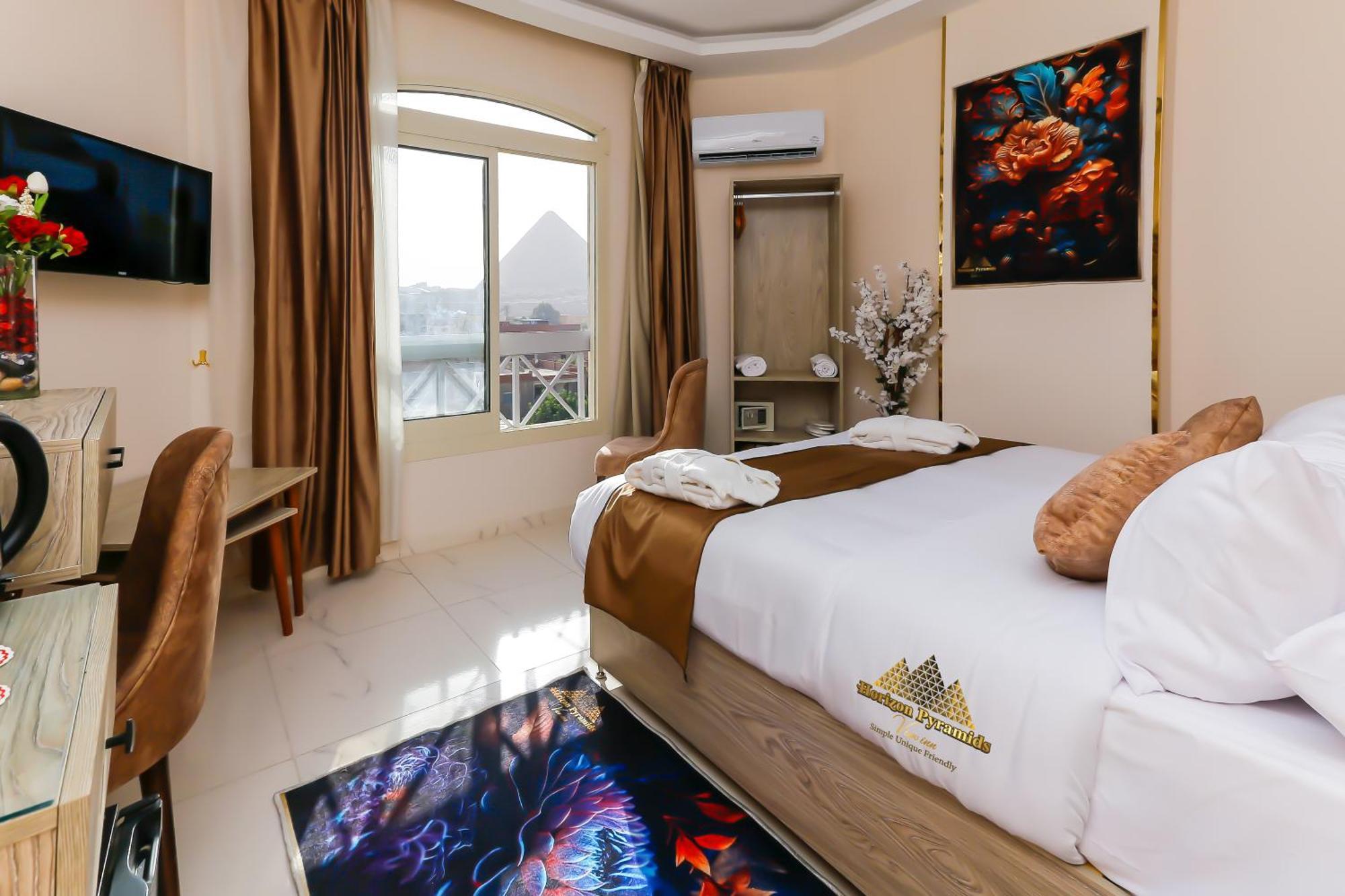 Kafret el-Gabal Horizon Pyramids View Inn מראה חיצוני תמונה