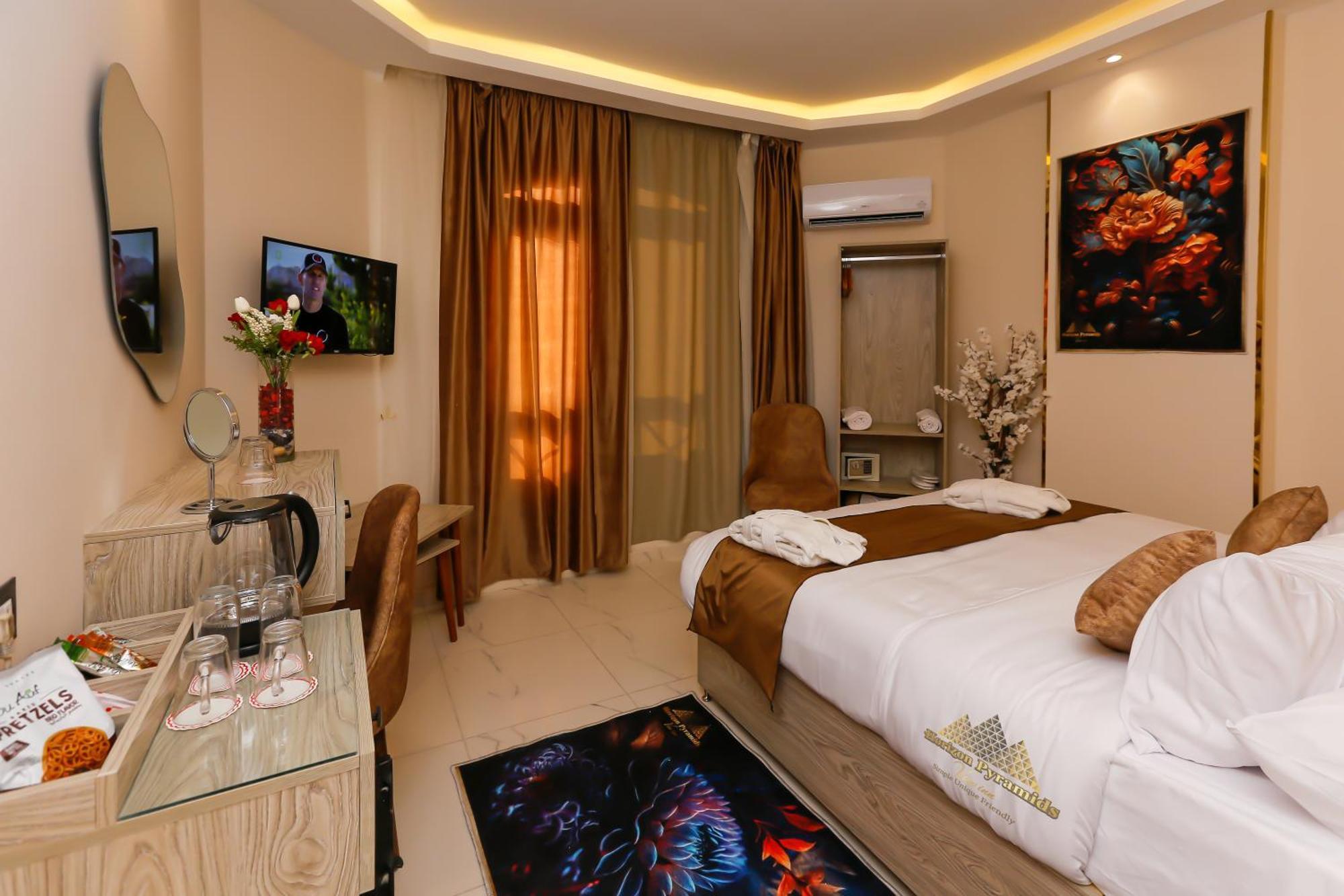 Kafret el-Gabal Horizon Pyramids View Inn מראה חיצוני תמונה